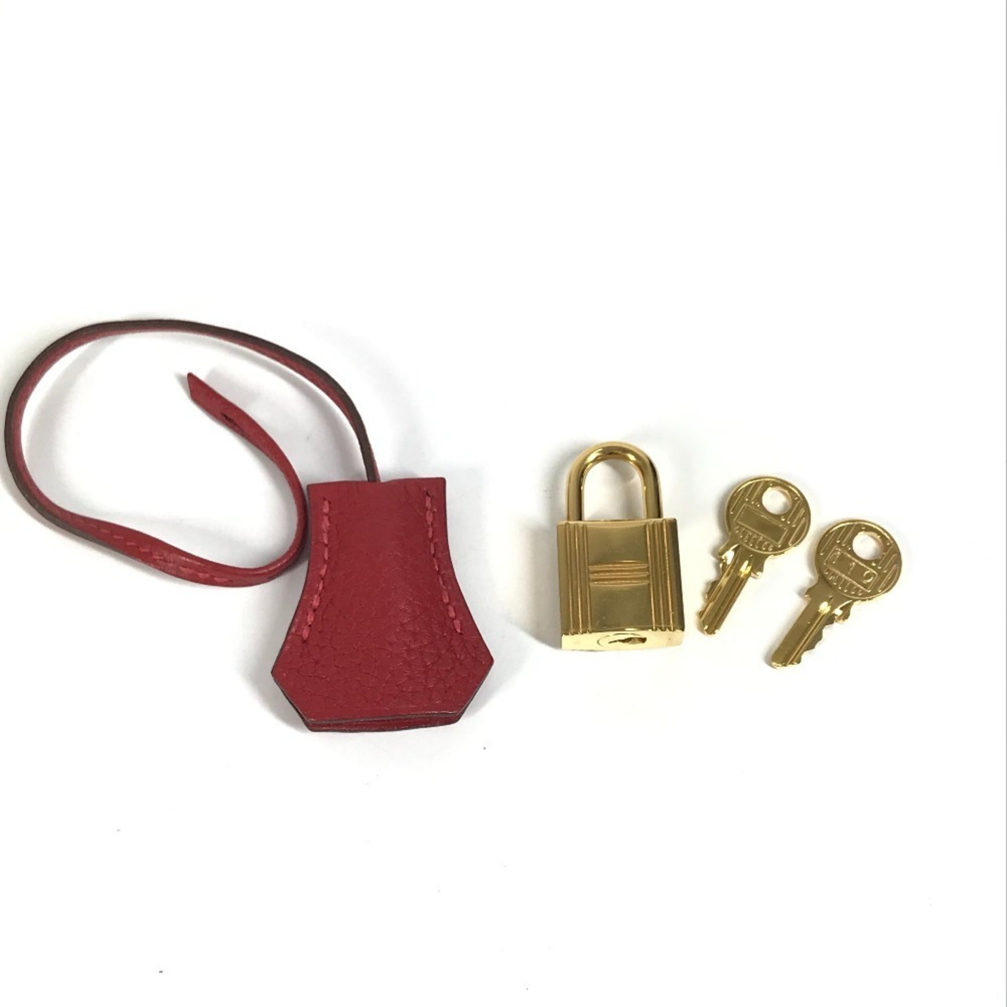 HERMES Bolide 35 2-Way Shoulder Bag, Tote Handbag, Taurillon Clemence Leather, Women's, Rouge Red