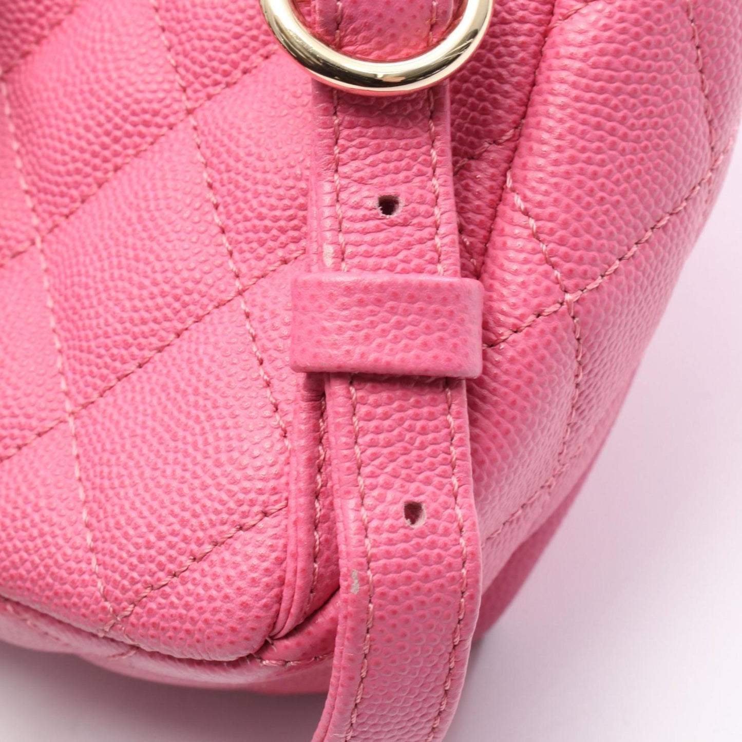 CHANEL Matelasse Backpack Bag in Calfskin Leather (Cowhide) for Women, Pink, AS0004
