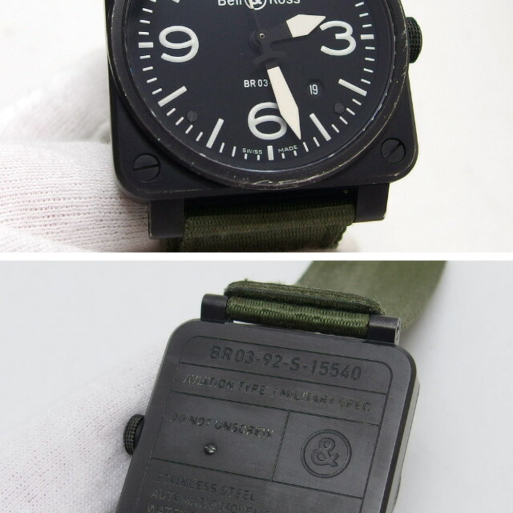 Bell & Ross Aviation BR03-92 Men's Watch with Black Dial — Good