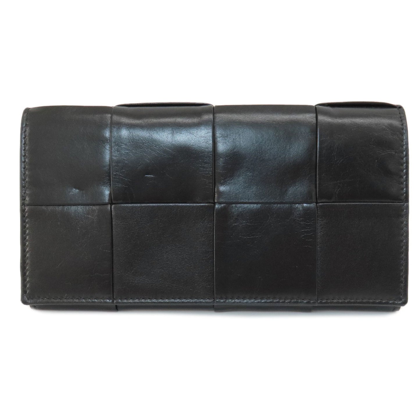 Bottega Veneta Maxi Intrecciato Long Wallet Leather Women's