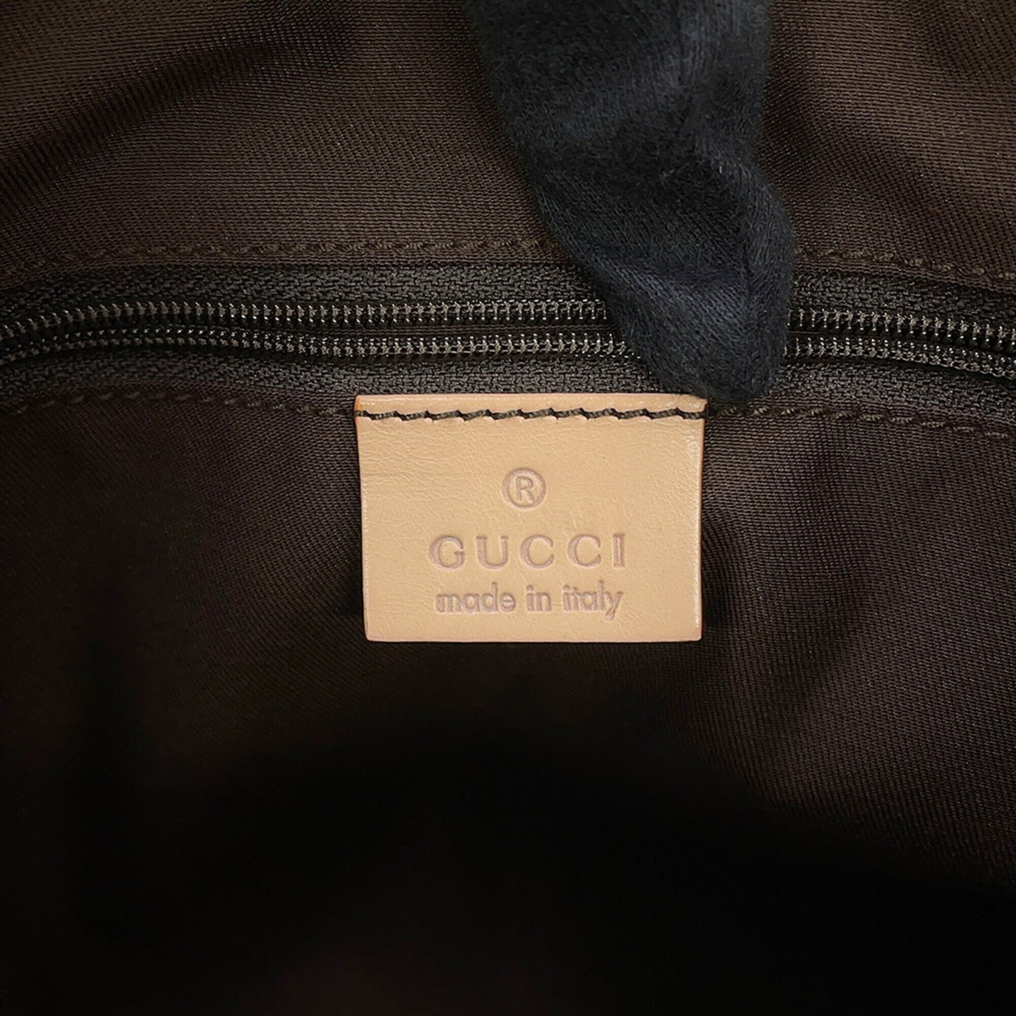 Gucci Shoulder Bag GG Canvas Abbey Leather 131326 GUCCI Handbag — Like New
