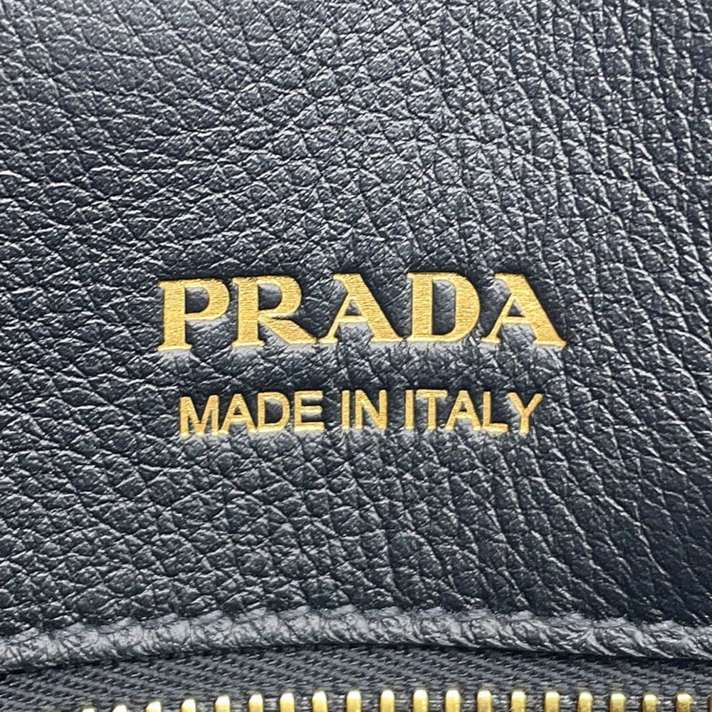 Prada tote bag, leather 1BG517, PRADA handbag, black — Like New
