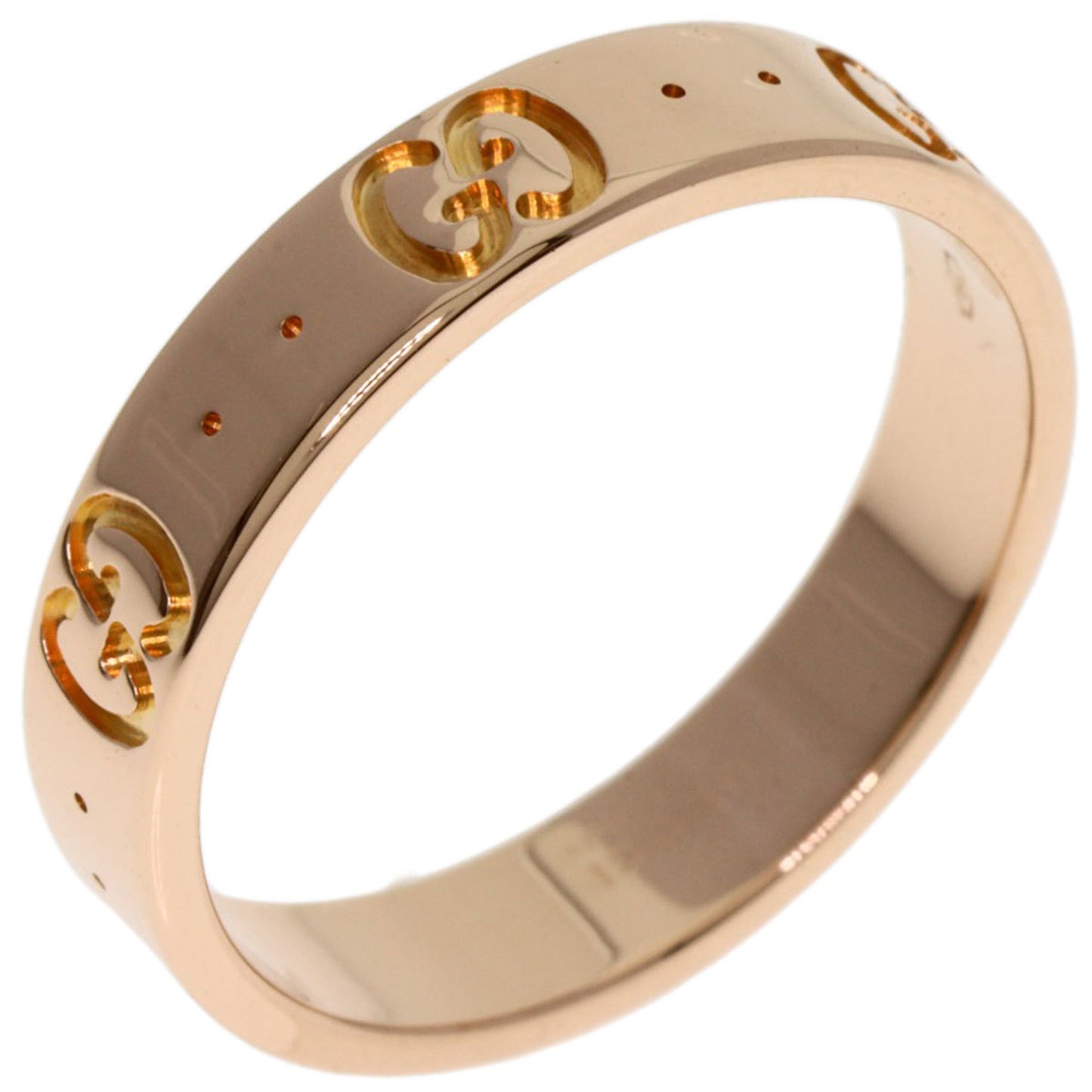 Gucci Icon Ring #13 18K Pink Gold Women's GUCCI