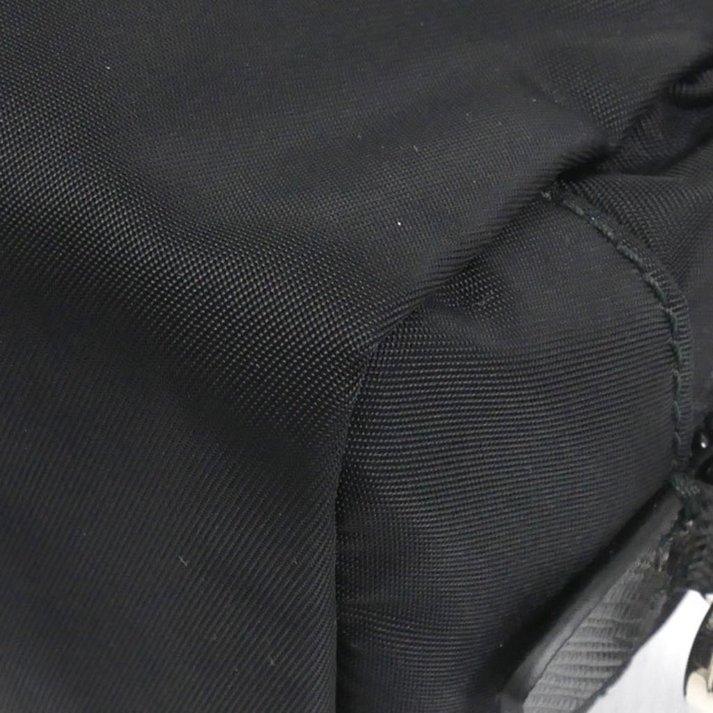 PRADA Tessuto Triangle Pouch, Black, 1NE175 R067 F0002, Women's