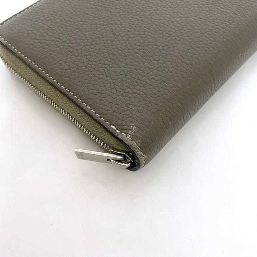 Celine Round Long Wallet Large Zipped ec-22339 Greige 105003AFE.09SO Leather W-LM-3158 CELINE Women's Accessories
