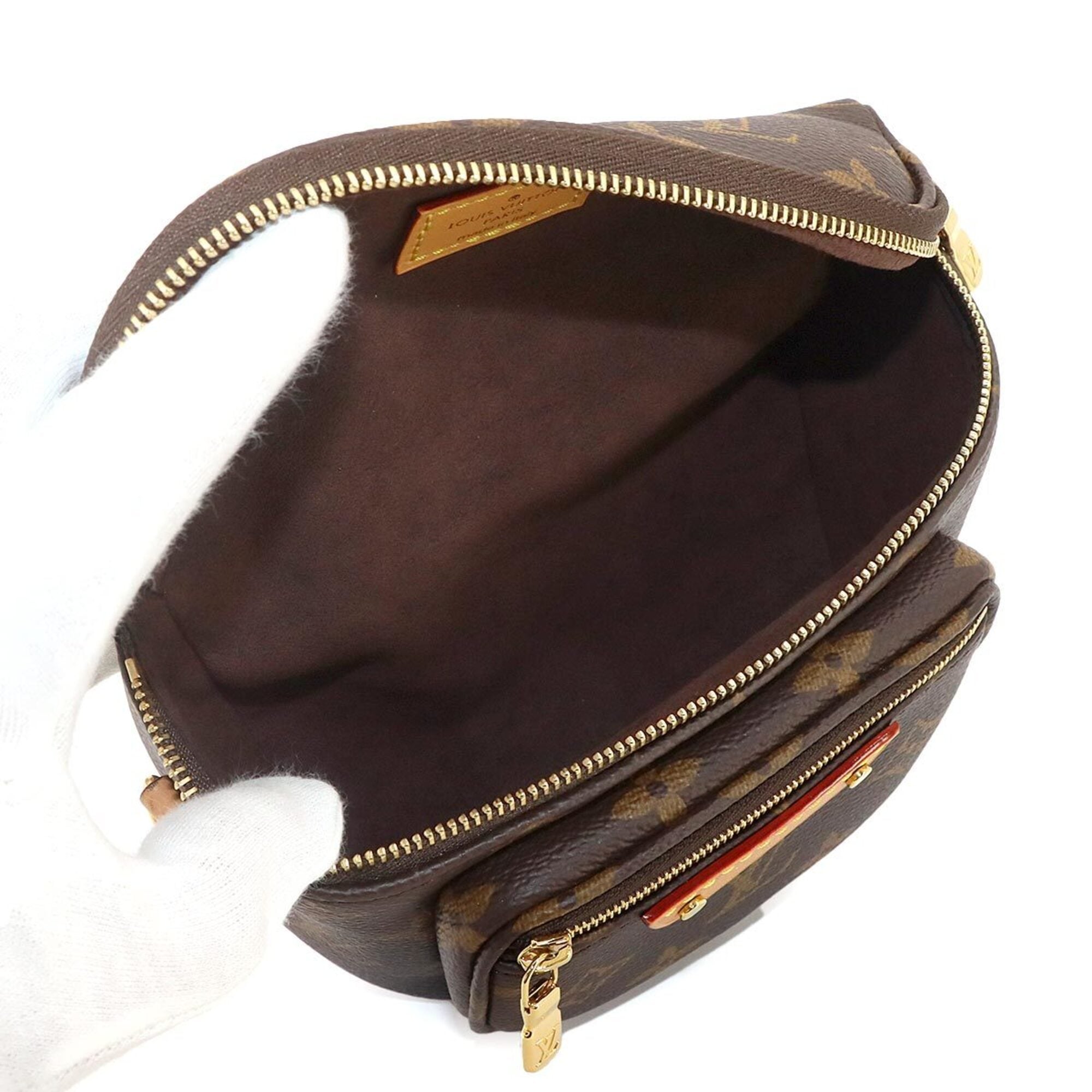 Louis Vuitton Monogram Mini Bumbag 2-way Hand/Shoulder Handbag Brown M82335 RFID — Like New