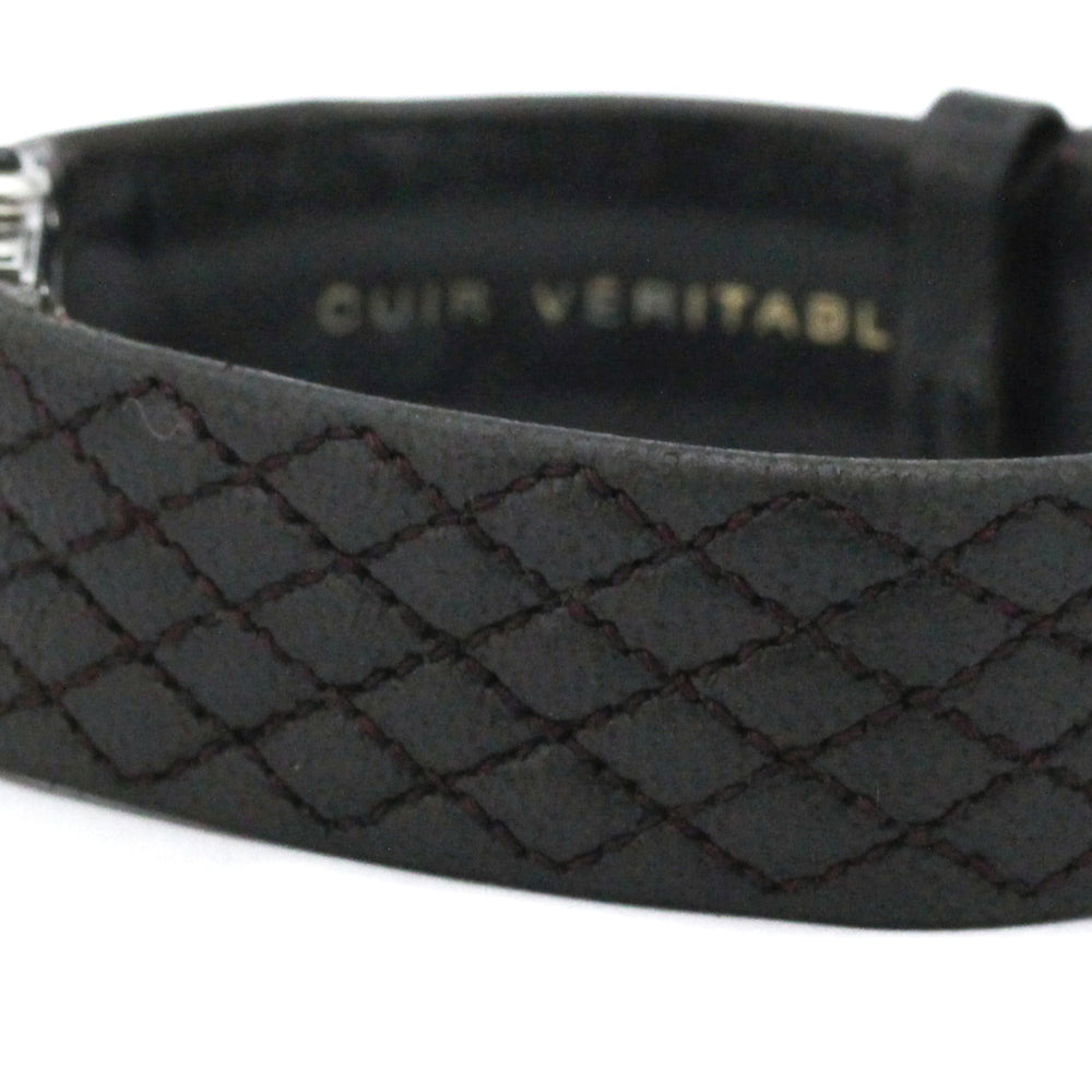 CHANEL Matelasse Steel Leather Quartz Ladies Watch H0116 Polished — Very Good