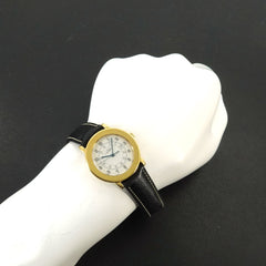 Cartier Must Ronde Vermeil LM W100844B Men's Watch, Date, Ivory, SV925 Quartz Watch — Very Good