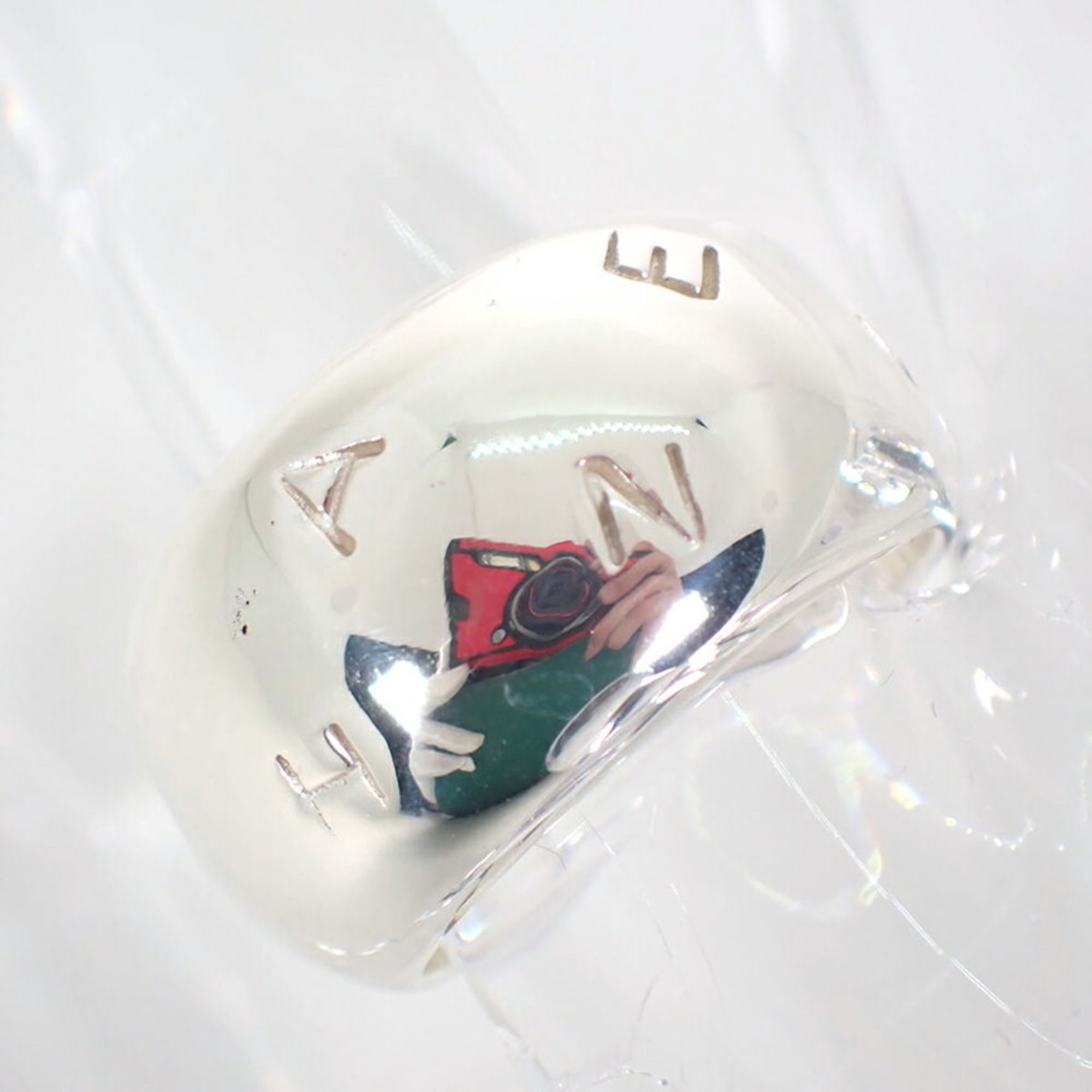 CHANEL 925 Wide Ring, Size 13.5 — Like New