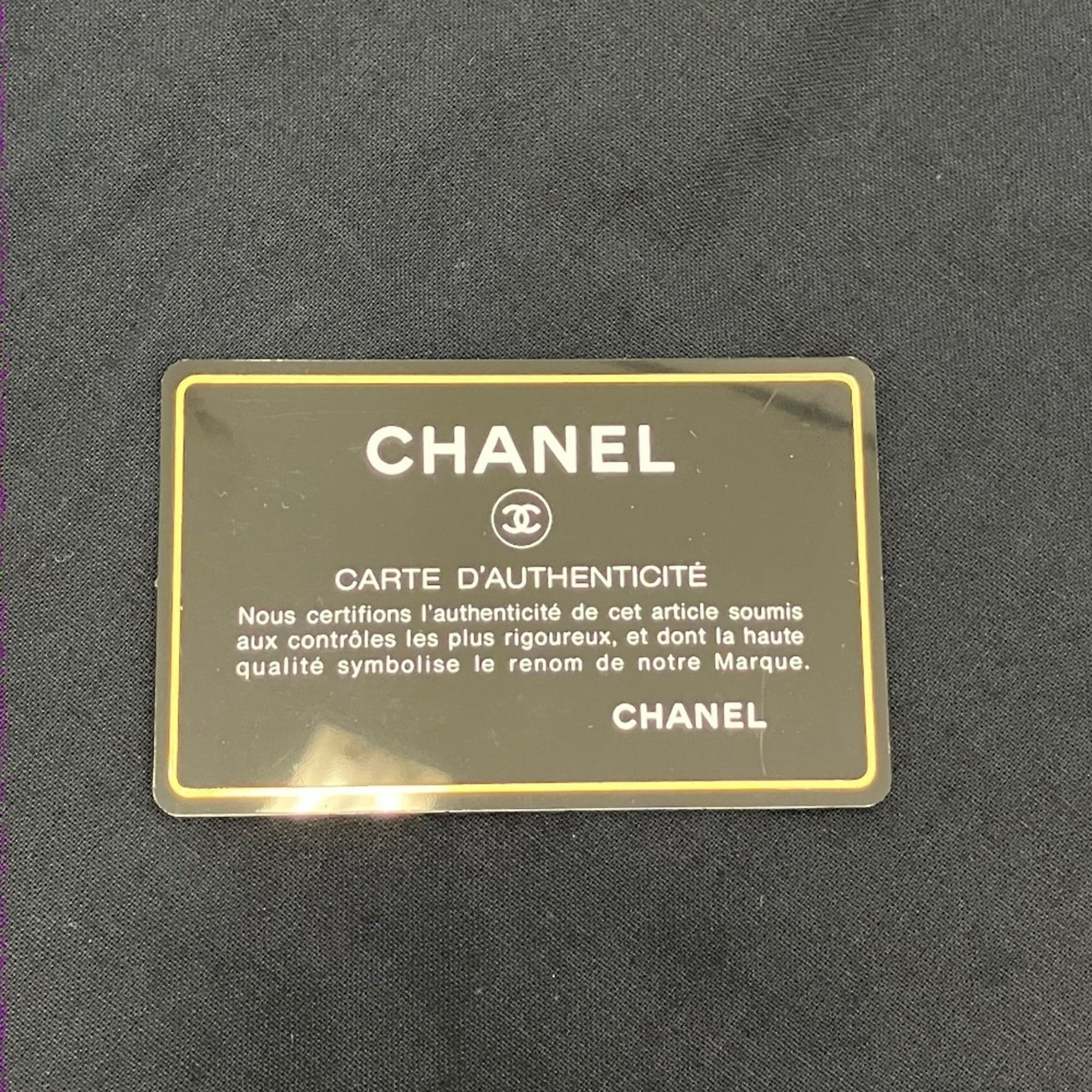 CHANEL New Travel Line GM Tote Bag A15825 Black Women's — Like New