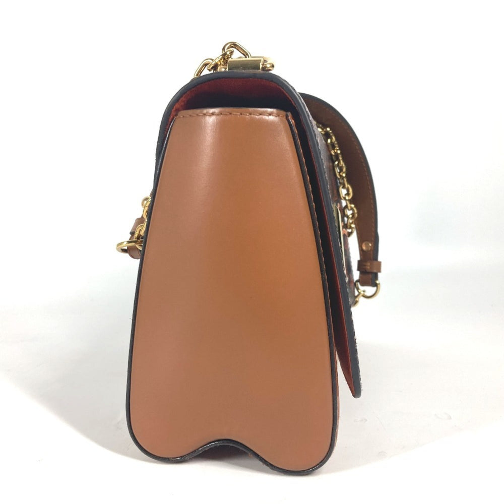 LOUIS VUITTON M44408 Monogram Catgram Cat Sack Twist MM Chain Bag W Shoulder Canvas Women's Brown G-240825-13 — Like New
