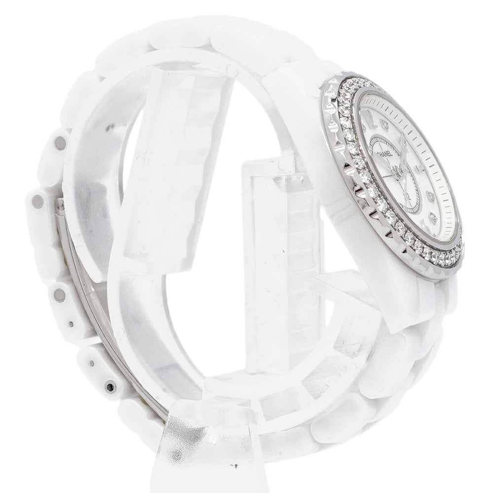 Chanel J12 Diamond H2572 White Dial Women's Watch — Good