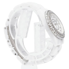 Chanel J12 Diamond H2572 White Dial Women's Watch — Good