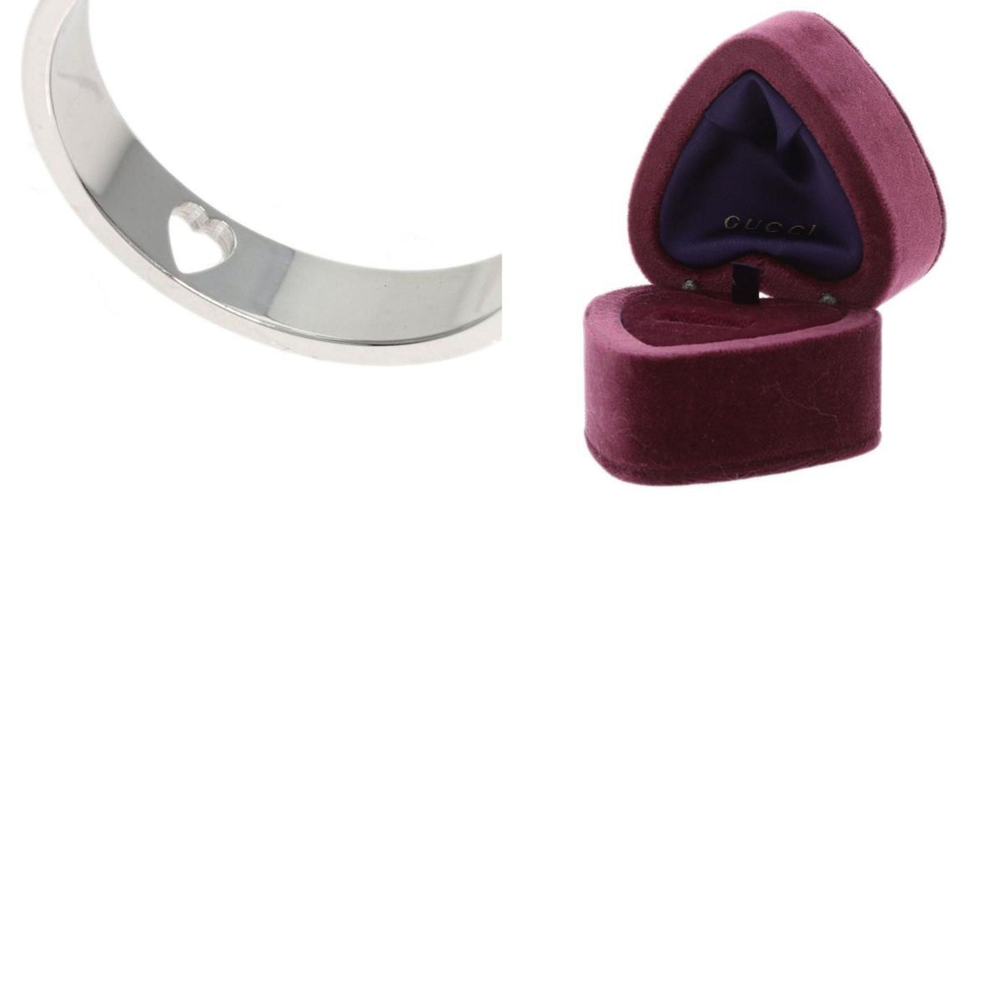 Gucci Icon Amor #17 Ring, 18K White Gold, Women's, GUCCI