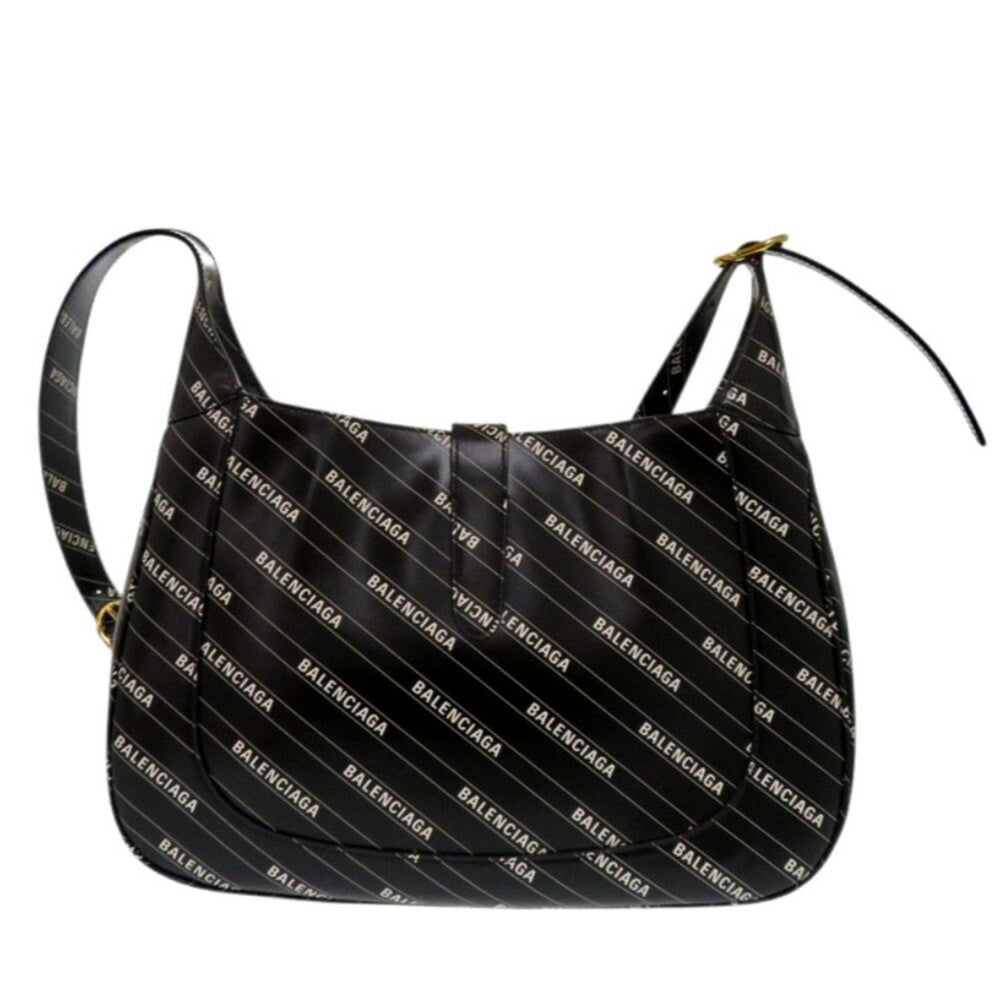 Gucci Jackie 1961 The Hacker Project Balenciaga Collaboration 636712 Leather Black Shoulder Bag 1707GUCCI — Like New