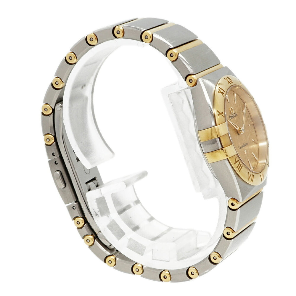 Omega Constellation Brushed Quartz 131.20.28.60.08.001 Gold Dial Women's Watch — Good