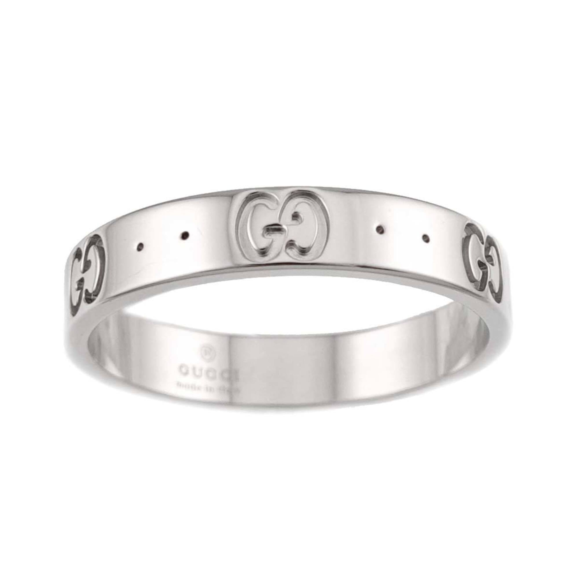Gucci Icon #20 Ring, 18K WG (White Gold 750) — Like New