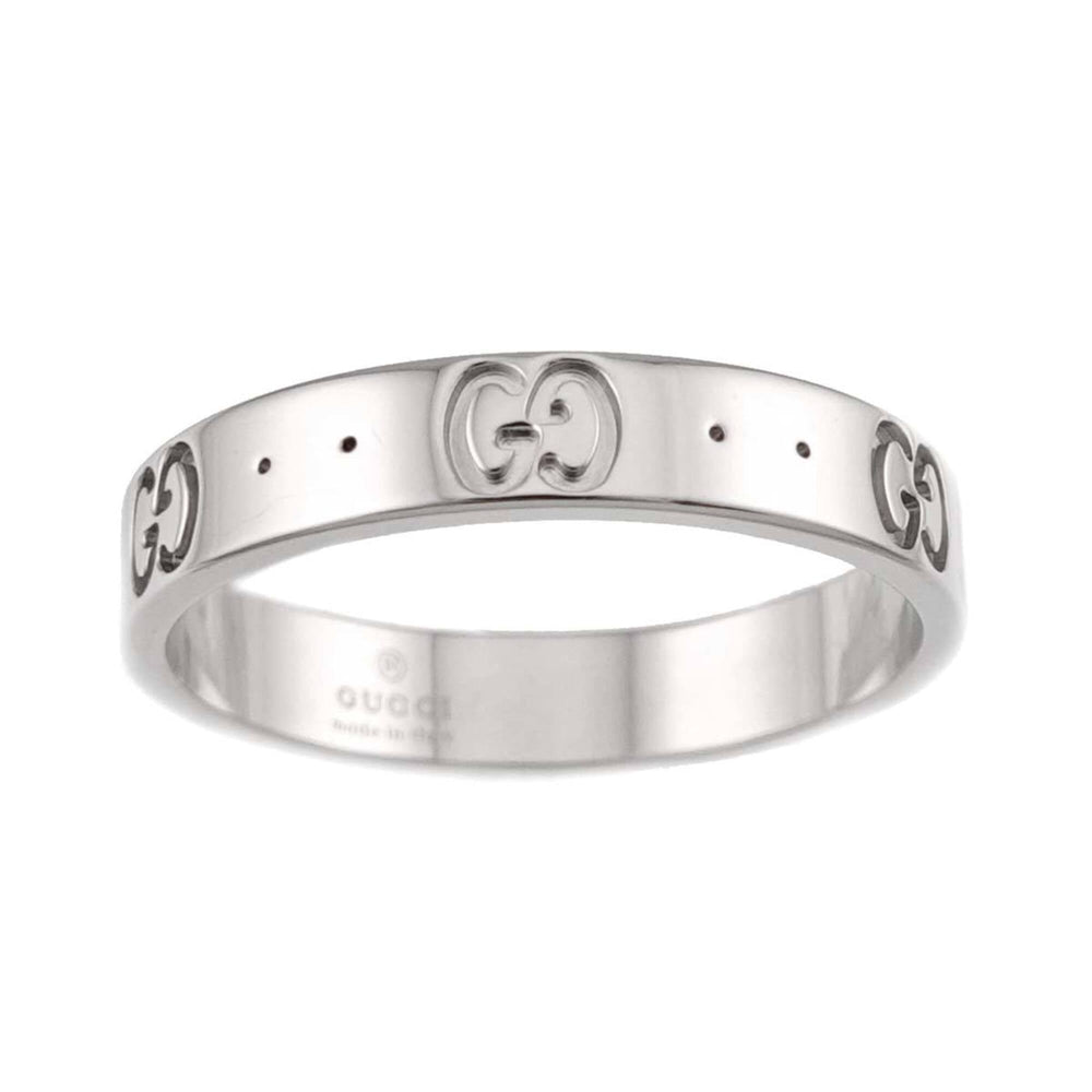 Gucci Icon #20 Ring, 18K WG (White Gold 750) — Like New