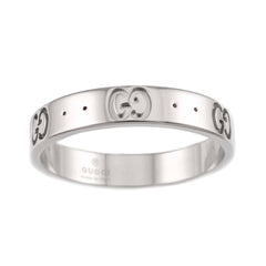 Gucci Icon #20 Ring, 18K WG (White Gold 750) — Like New
