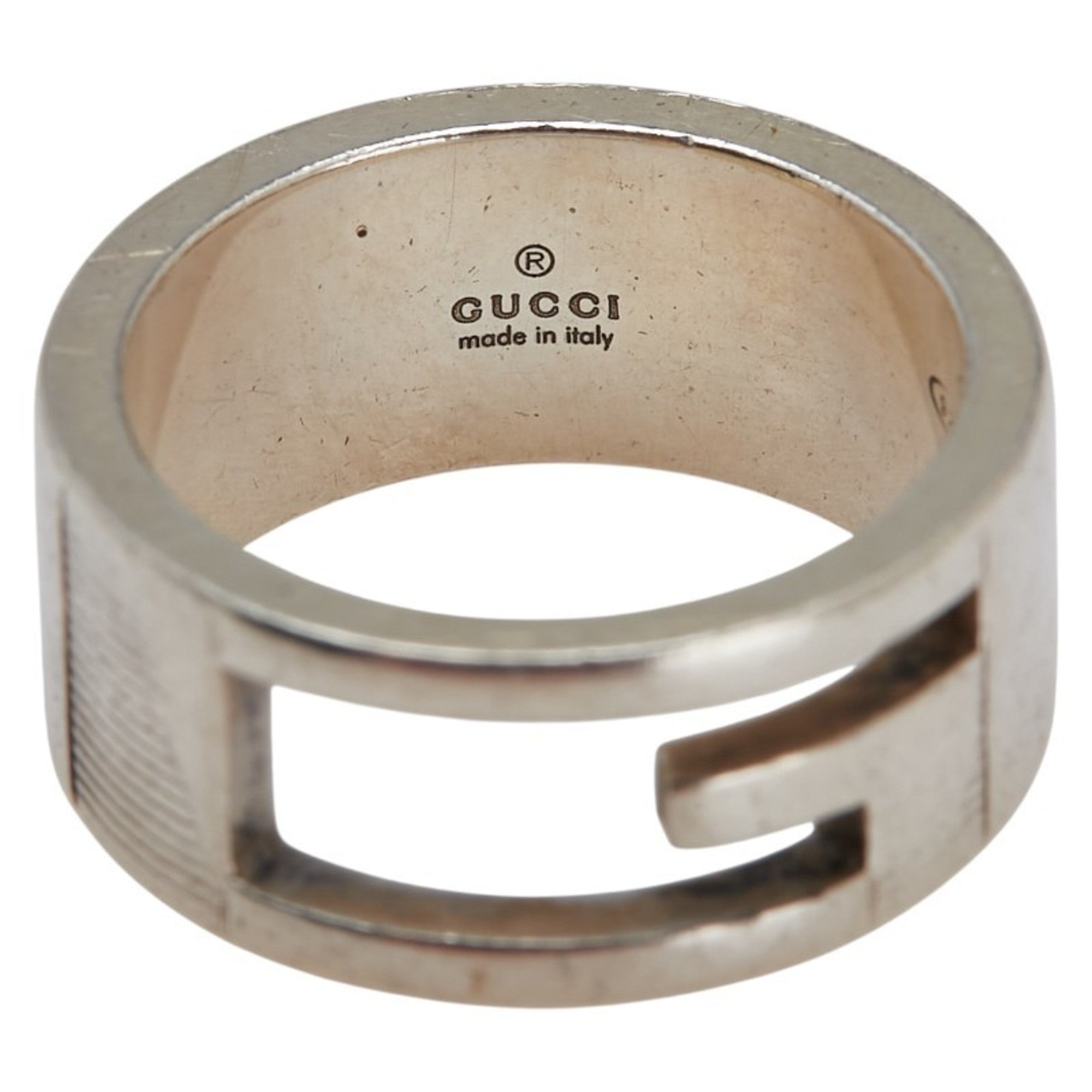 Gucci Branded G Ring #9 SV925 Silver Women's GUCCI