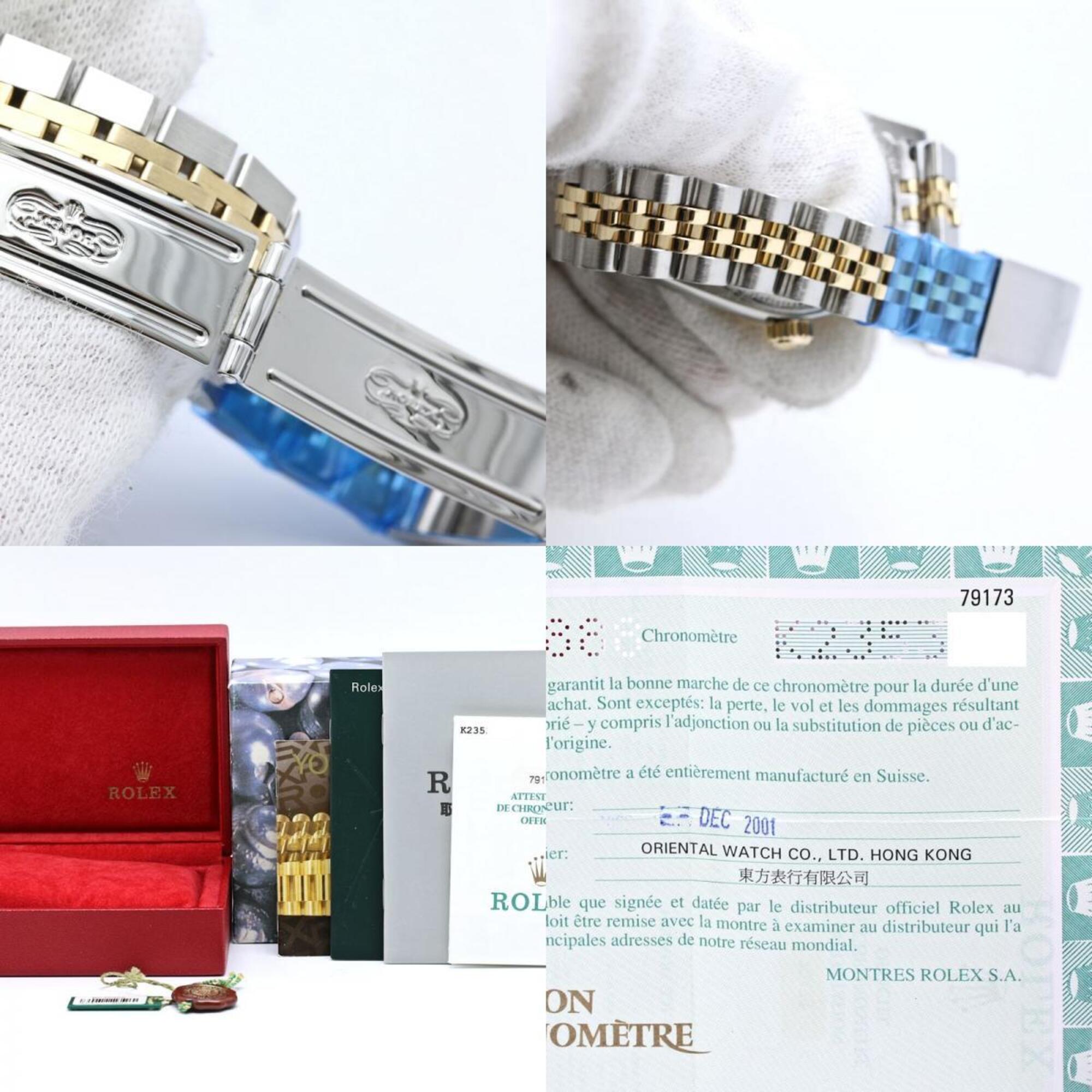 ROLEX Datejust 10P Diamond 79173G Women's Watch 40547 — Good