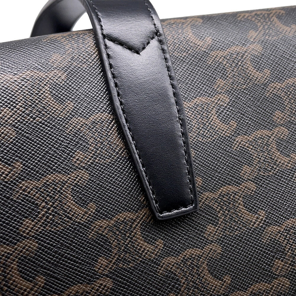 Celine Boston bag, Triomphe leather, 113852BZK, handbag — Like New