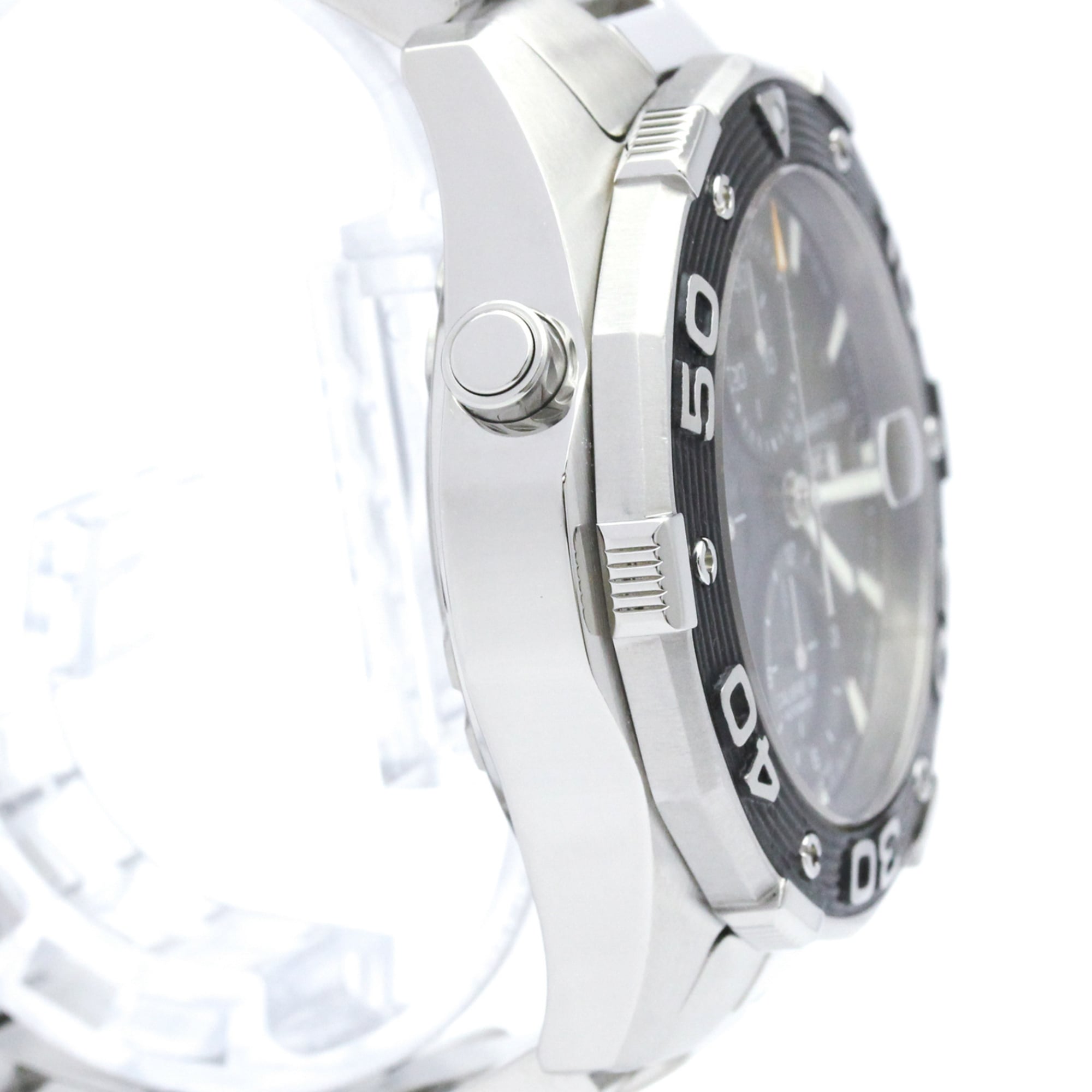 TAG HEUER Aqua Racer Chronograph Automatic Mens Watch CAJ2110 Polished — Very Good