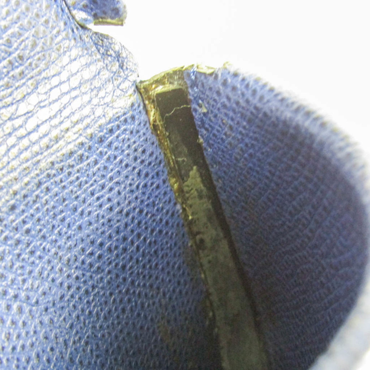 Valextra Unisex Leather Coin Purse/coin Case Royal Blue