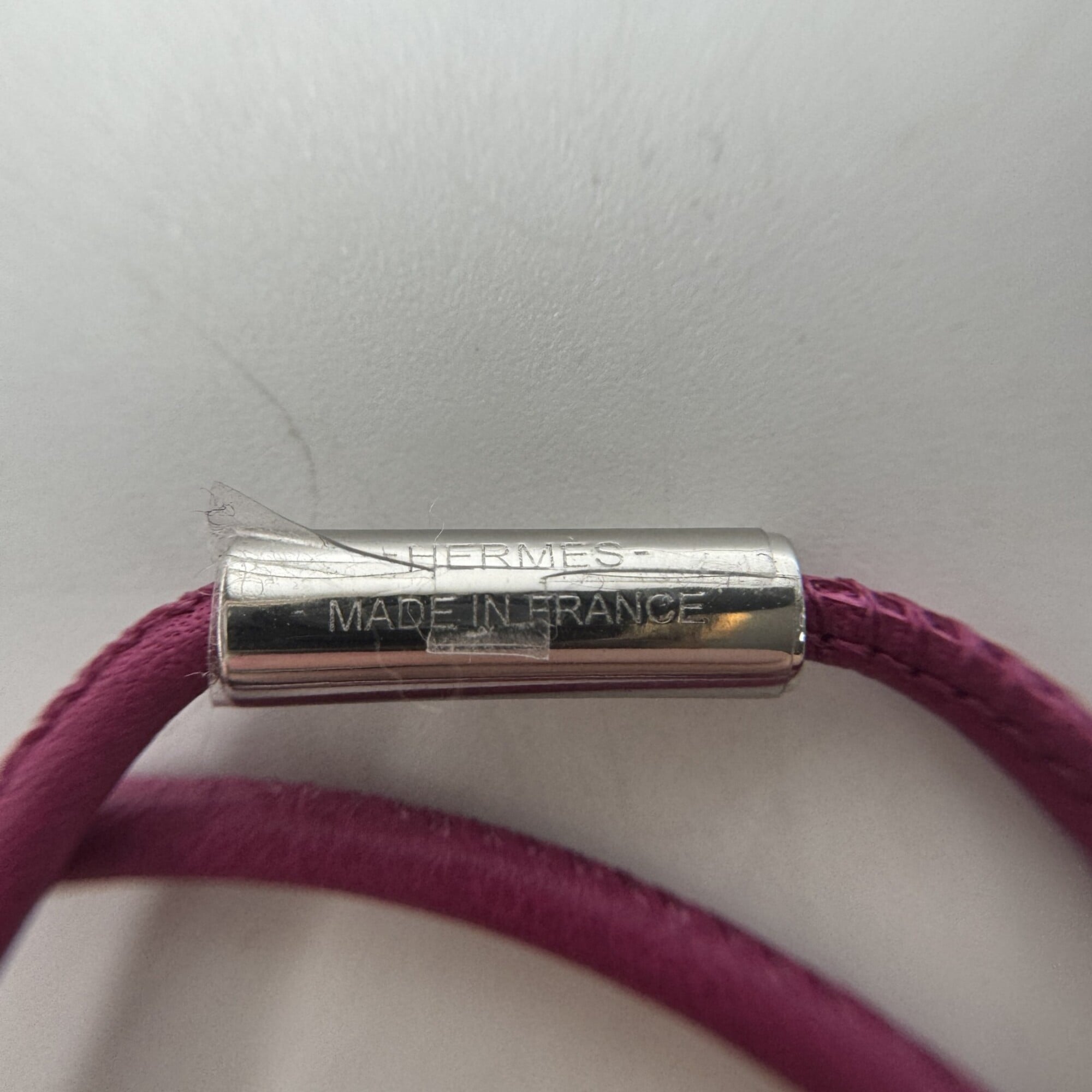 Hermes HERMES Mon Petit Kelly PM Silver Hardware Necklace for Women — Like New