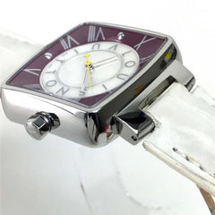 Louis Vuitton Q221J Quartz Wristwatch Silver Wine red Based — Good