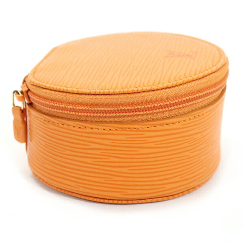 Louis Vuitton Epi Ecran Bijou Jewelry Case Bag Pouch Mandarin Orange Ring M48217 LOUIS VUITTON TK1923 — Like New