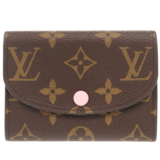 Excellent condition Louis Vuitton Porte Monnaie Rosalie Monogram M62361 Rose Ballerine Bifold Wallet LV 1018 LOUIS VUITTON