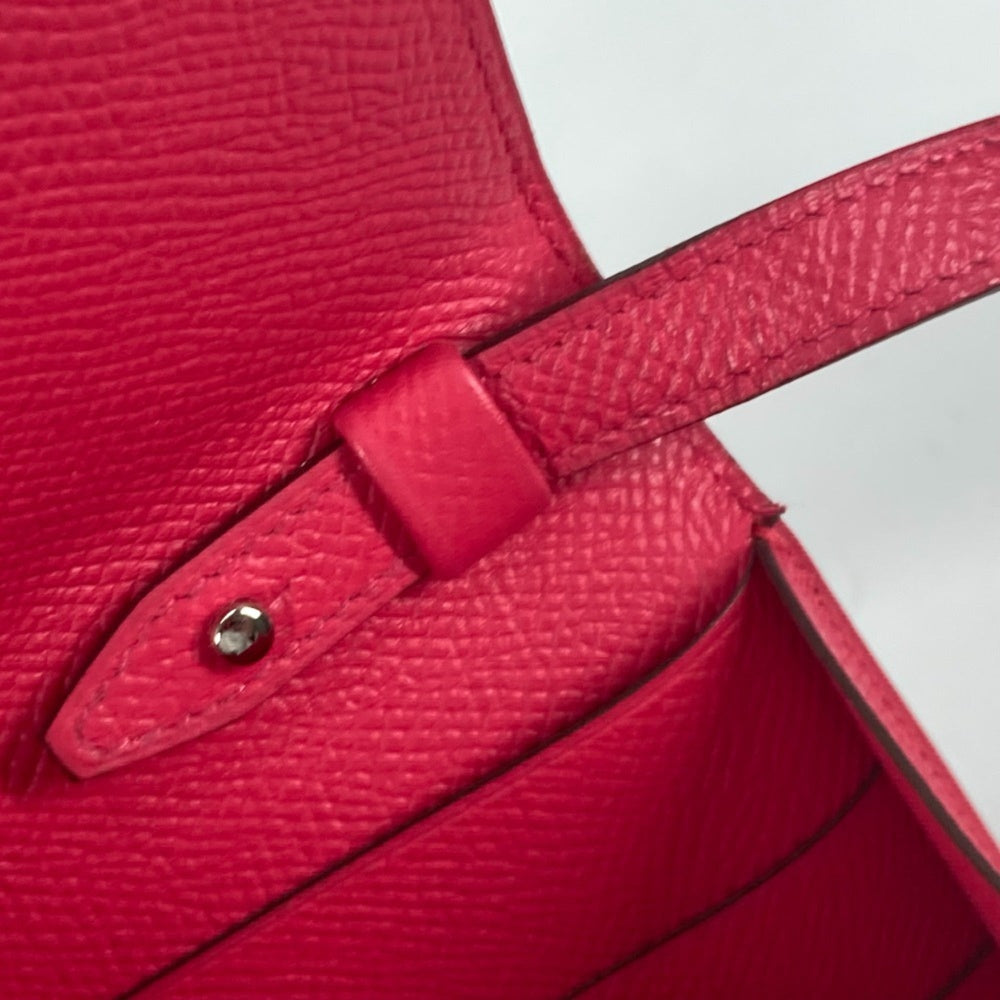 HERMES Hermes Bag Pochette Click 16 Crossbody Shoulder Epson Women's Rose Extreme Pink — Like New