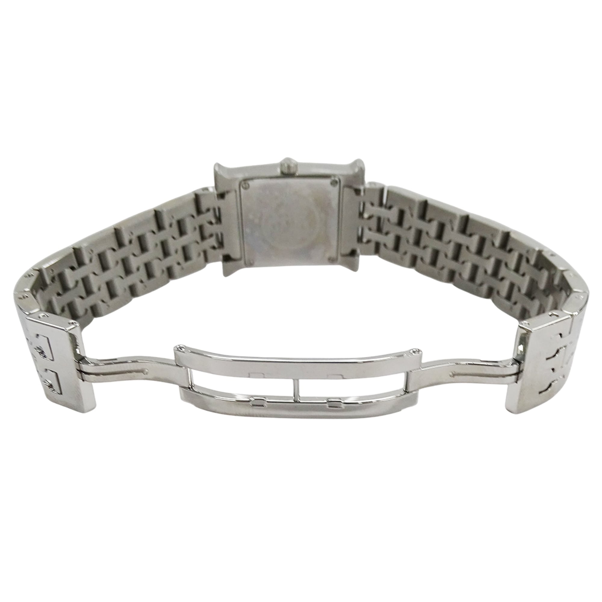 Hermes HERMES Women's Watch, Brand H-Watch, Quartz, Stainless Steel (SS), HH1.210, Silver/Ivory — Good