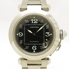 Cartier Pasha C 35mm black dial SS 20180320 — Very Good