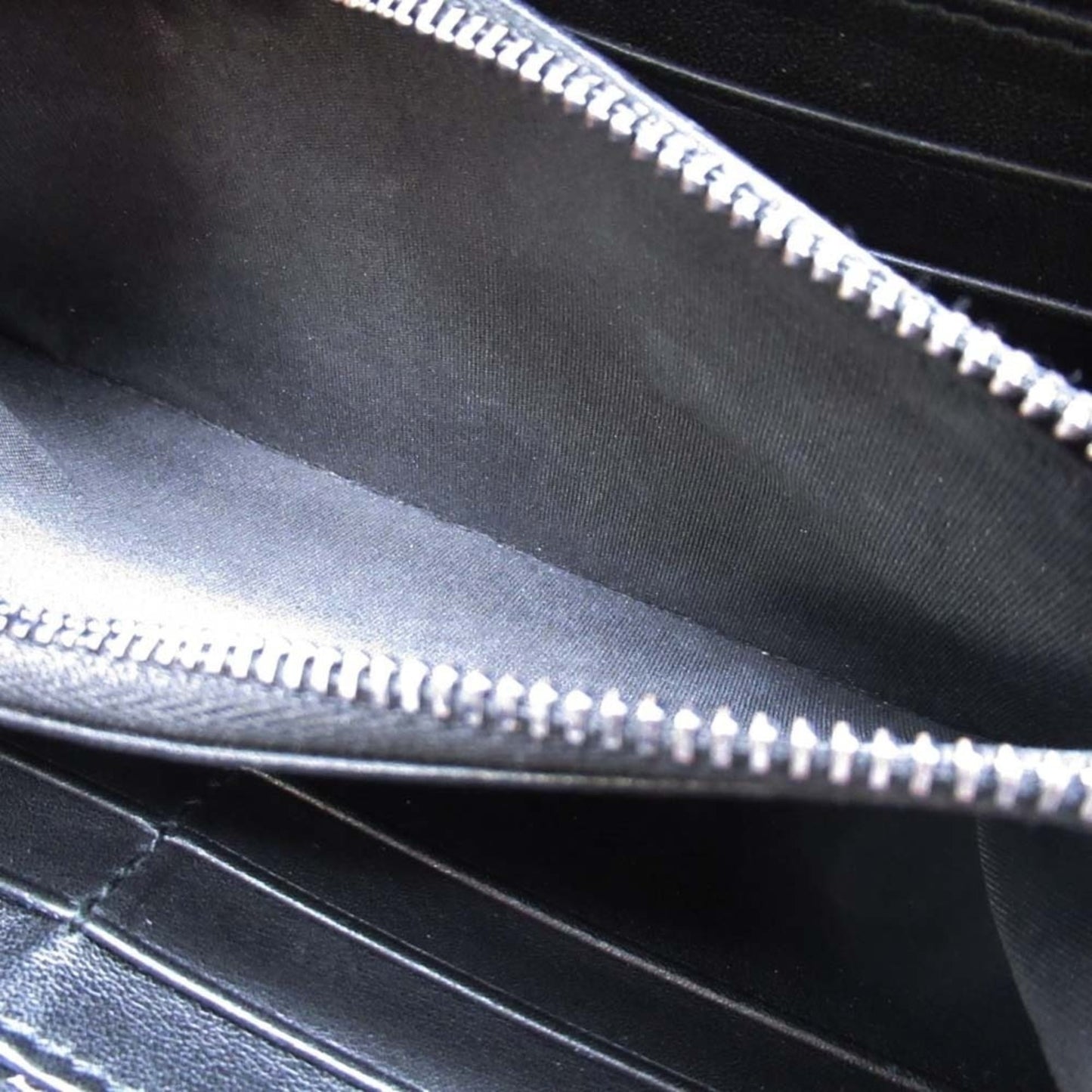 JIMMY CHOO FILIPA Star Stud Long Wallet with Coin Purse, Metallic Silver, for Men and Women