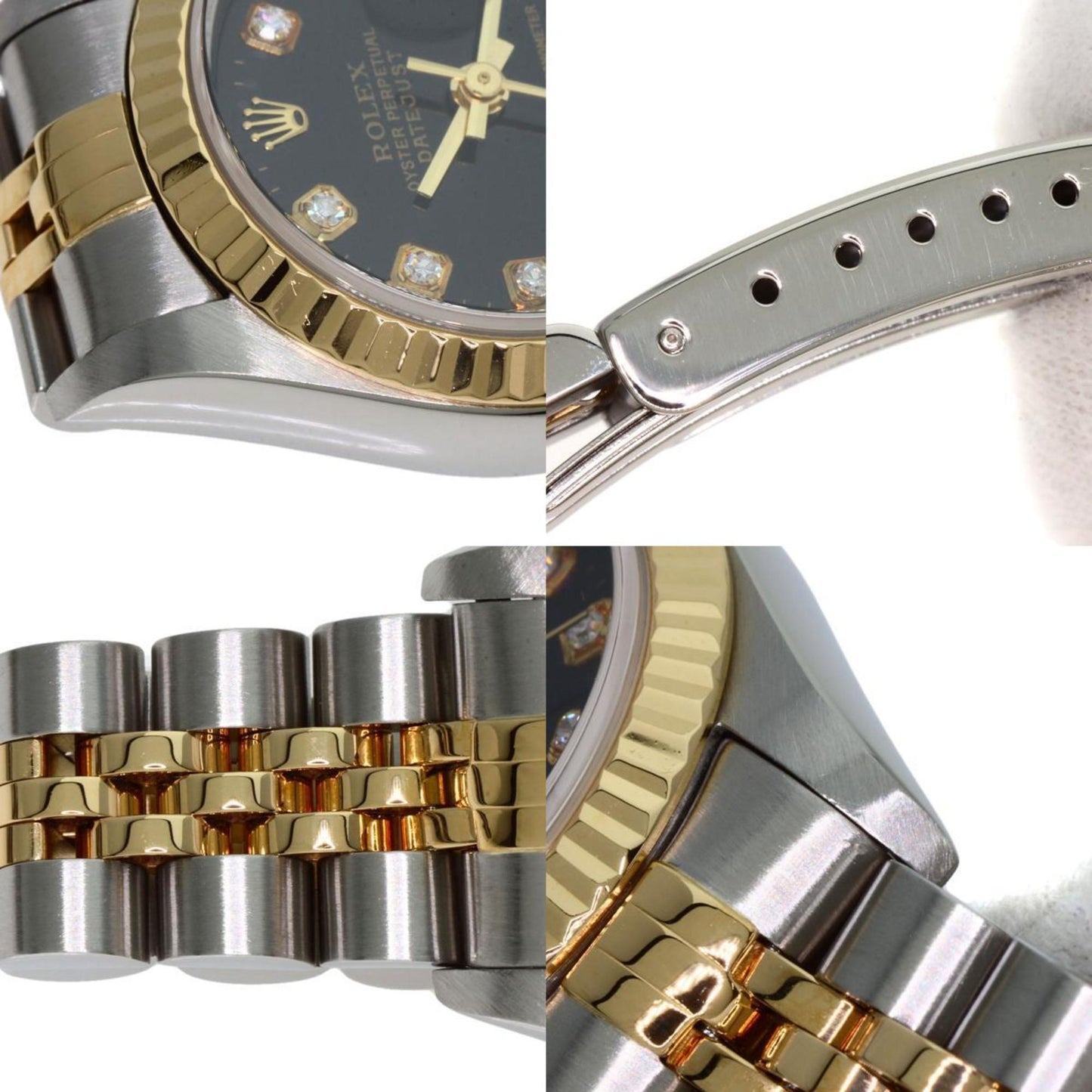 Rolex 69173G Datejust 10P Diamond Watch Stainless Steel SSxK18YG Ladies ROLEX