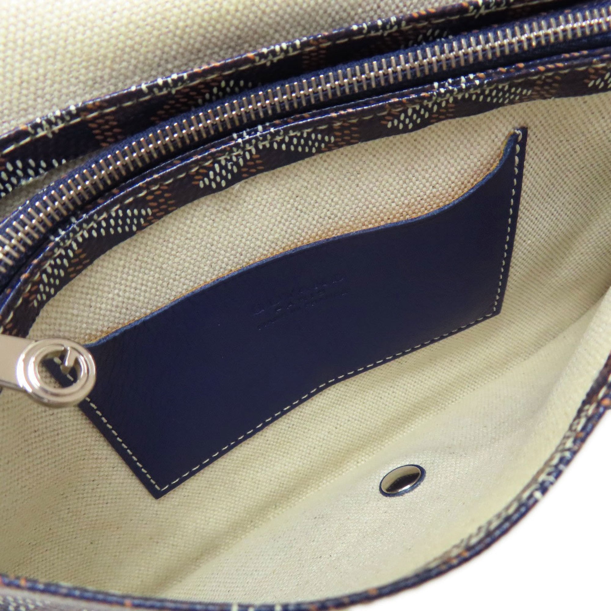 Goyard Plumet Pouch Wallet Shoulder Bag Coated Canvas Women's GOYARD