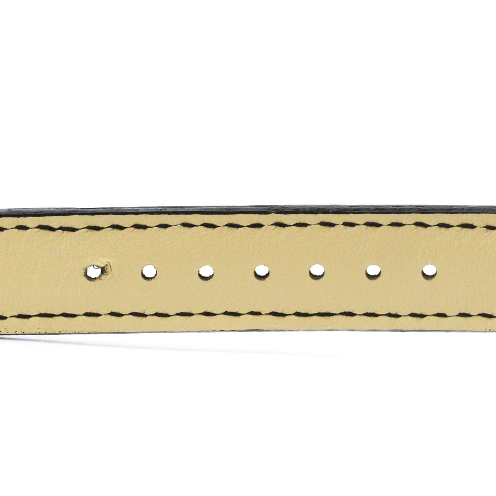 CARTIER Must Vendome Gold Plated Leather Quartz Unisex Watch 590003 — Good