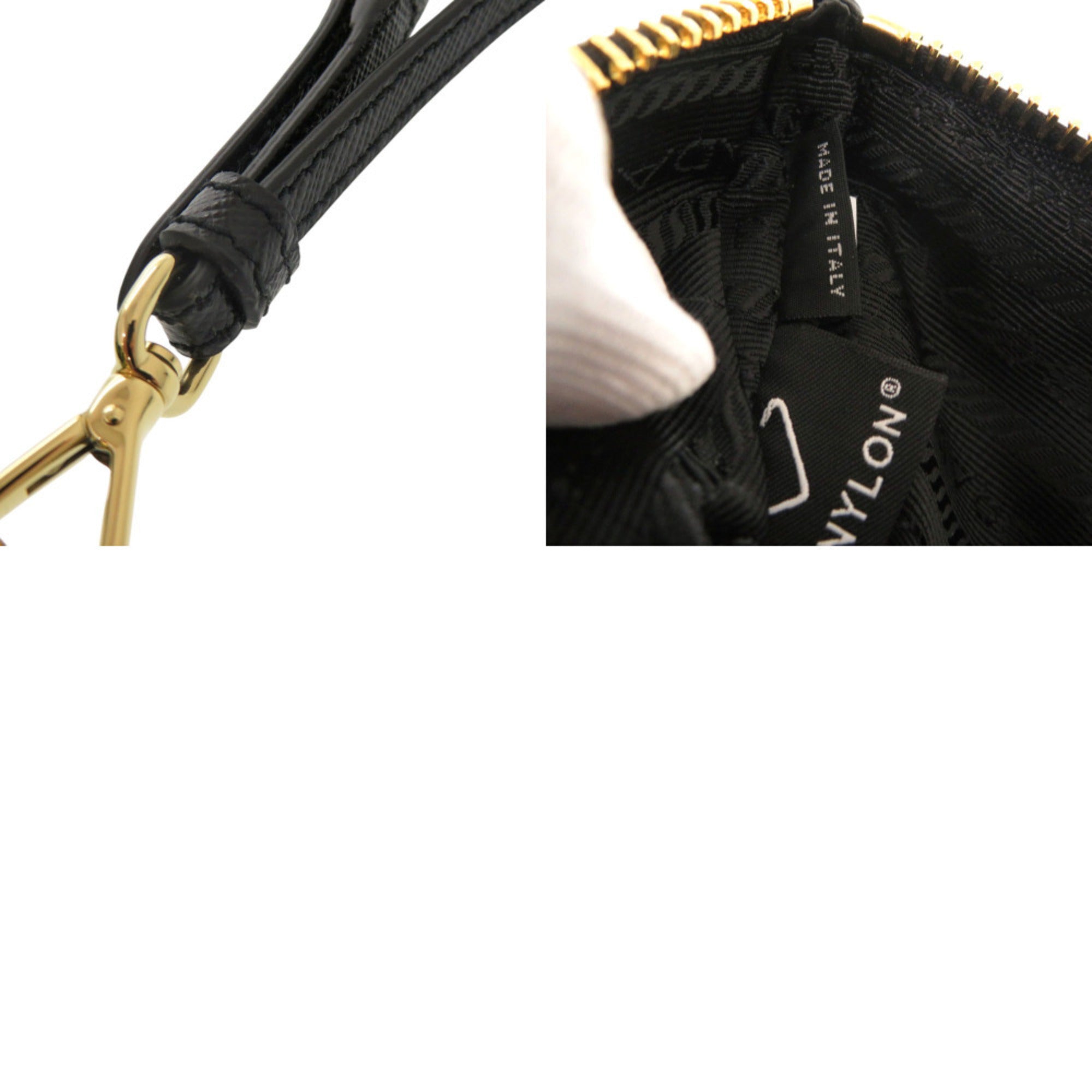 Like New Prada Nylon Green Handbag Pouch 1289PRADA — Like New
