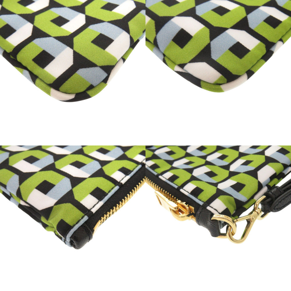 Like New Prada Nylon Green Handbag Pouch 1289PRADA — Like New