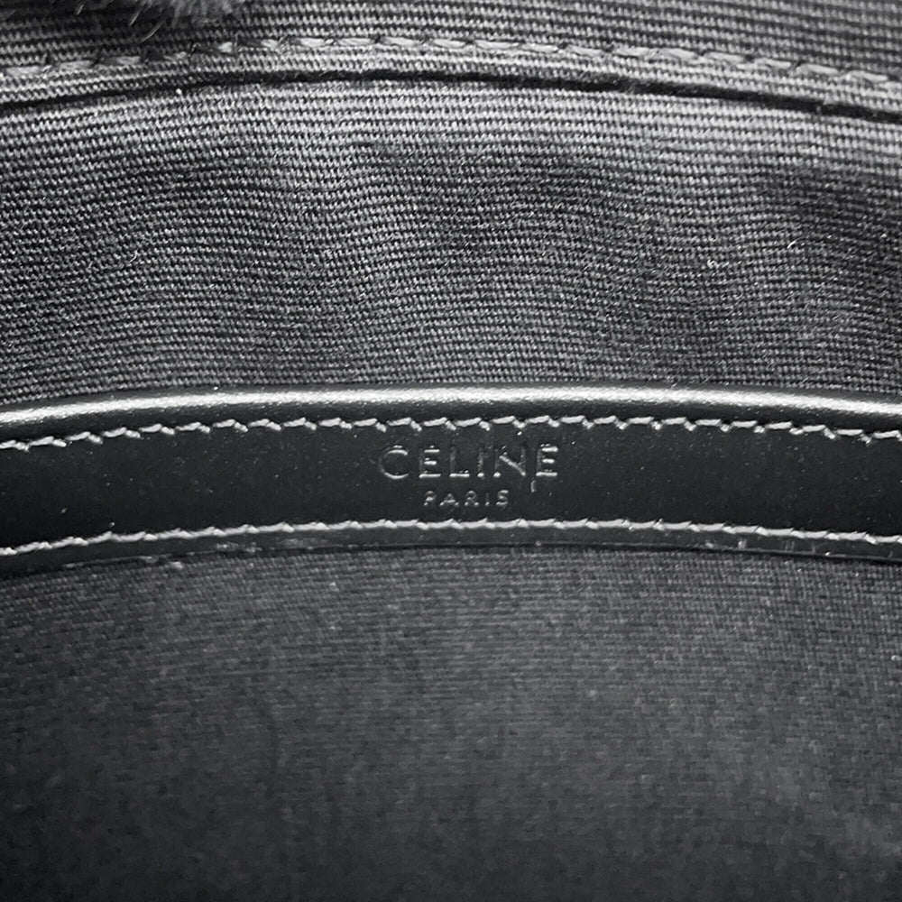 Celine Triomphe Horizontal Medium Shoulder Bag, Handbag 194502, Black — Like New
