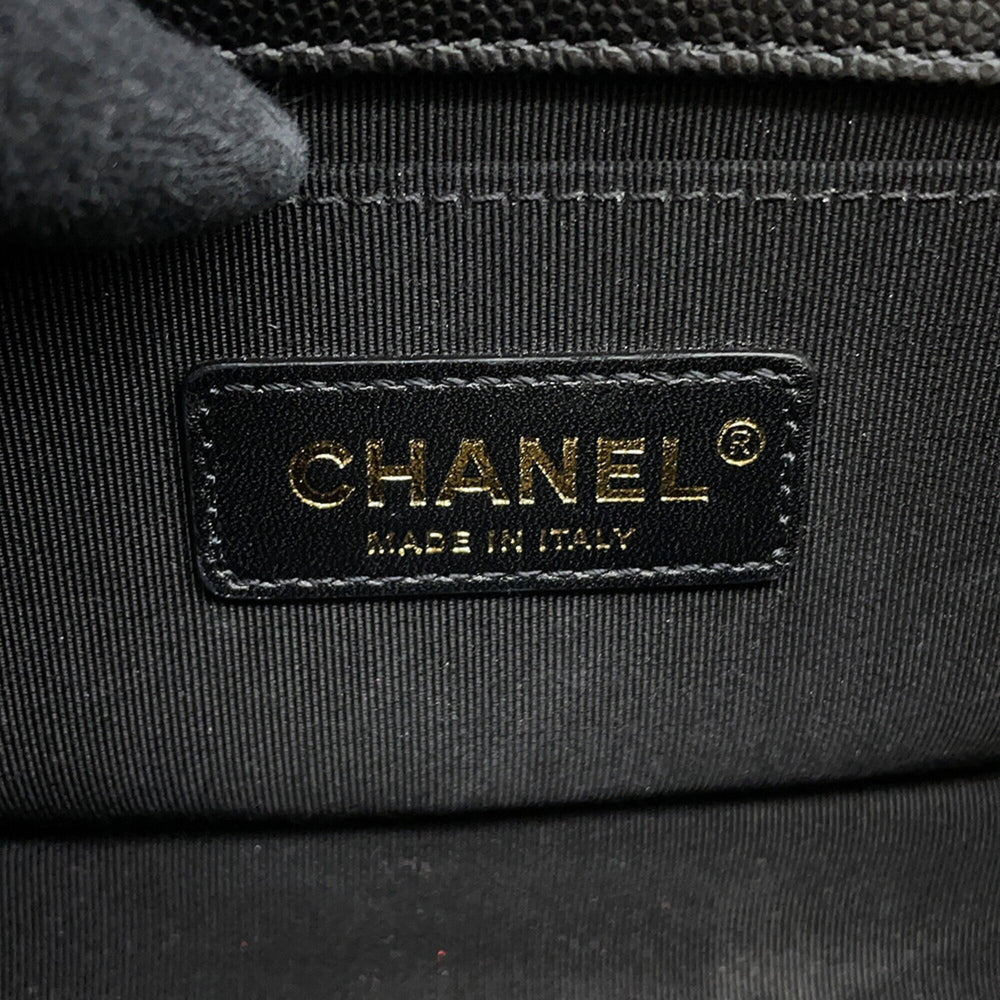 Chanel Chain Shoulder Bag Boy Small Matelassé Coco Mark A67085 BOY CHANEL Handbag Black Women's — Like New