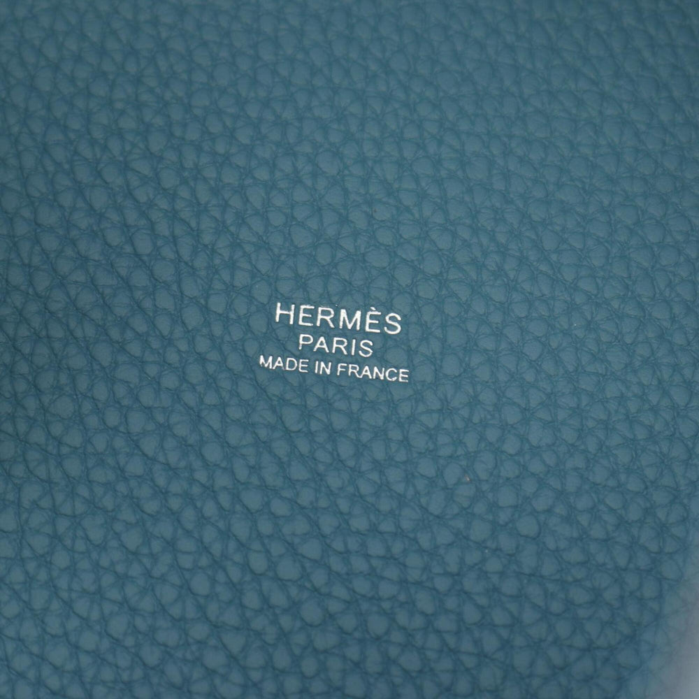 Hermes Picotin Lock PM New Blue Jean Handbag, Taurillon Clemence Leather, Women's — New - Store Return