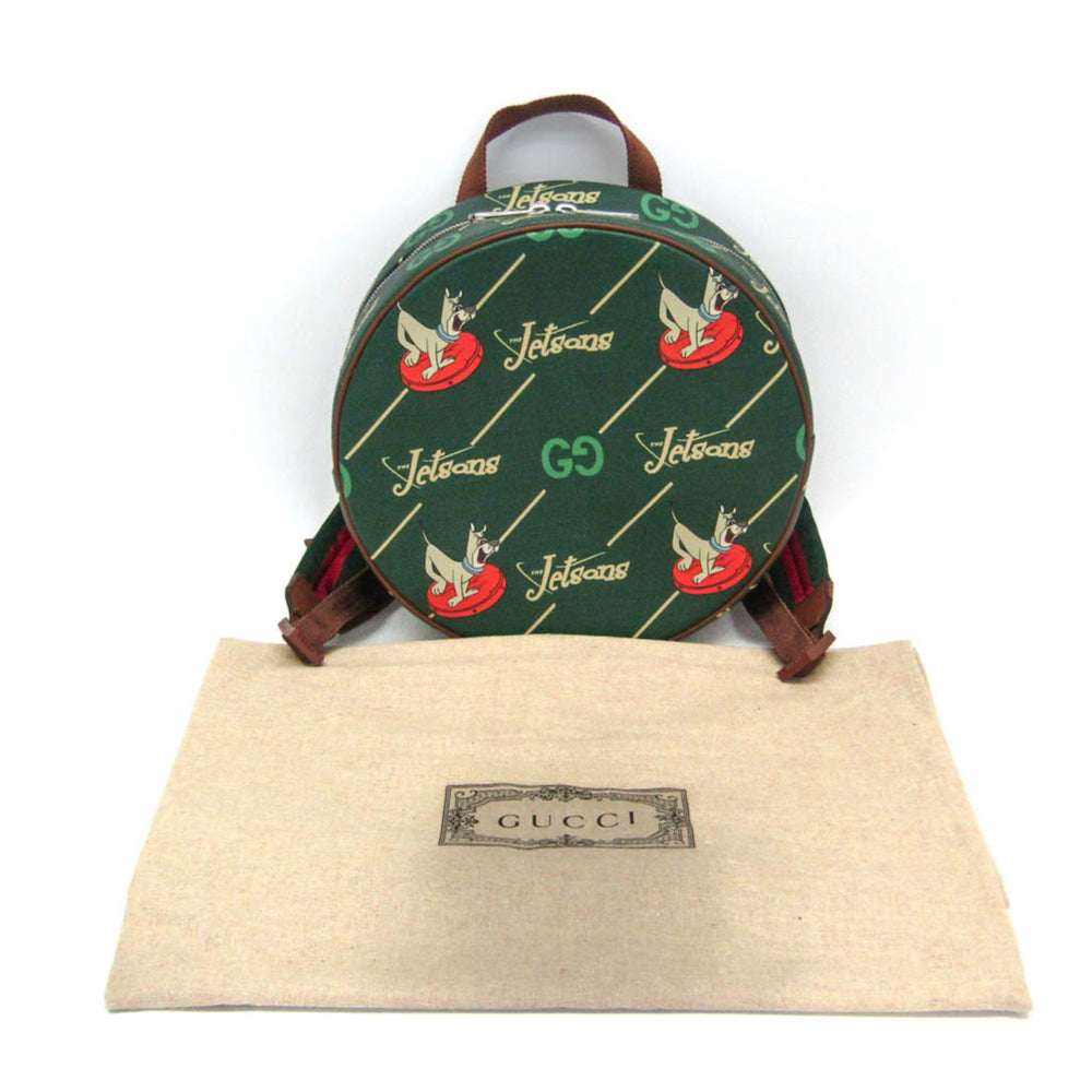 Gucci GUCCI × The Jetsons 752358 Boys,Girls PVC Backpack Green — Like New