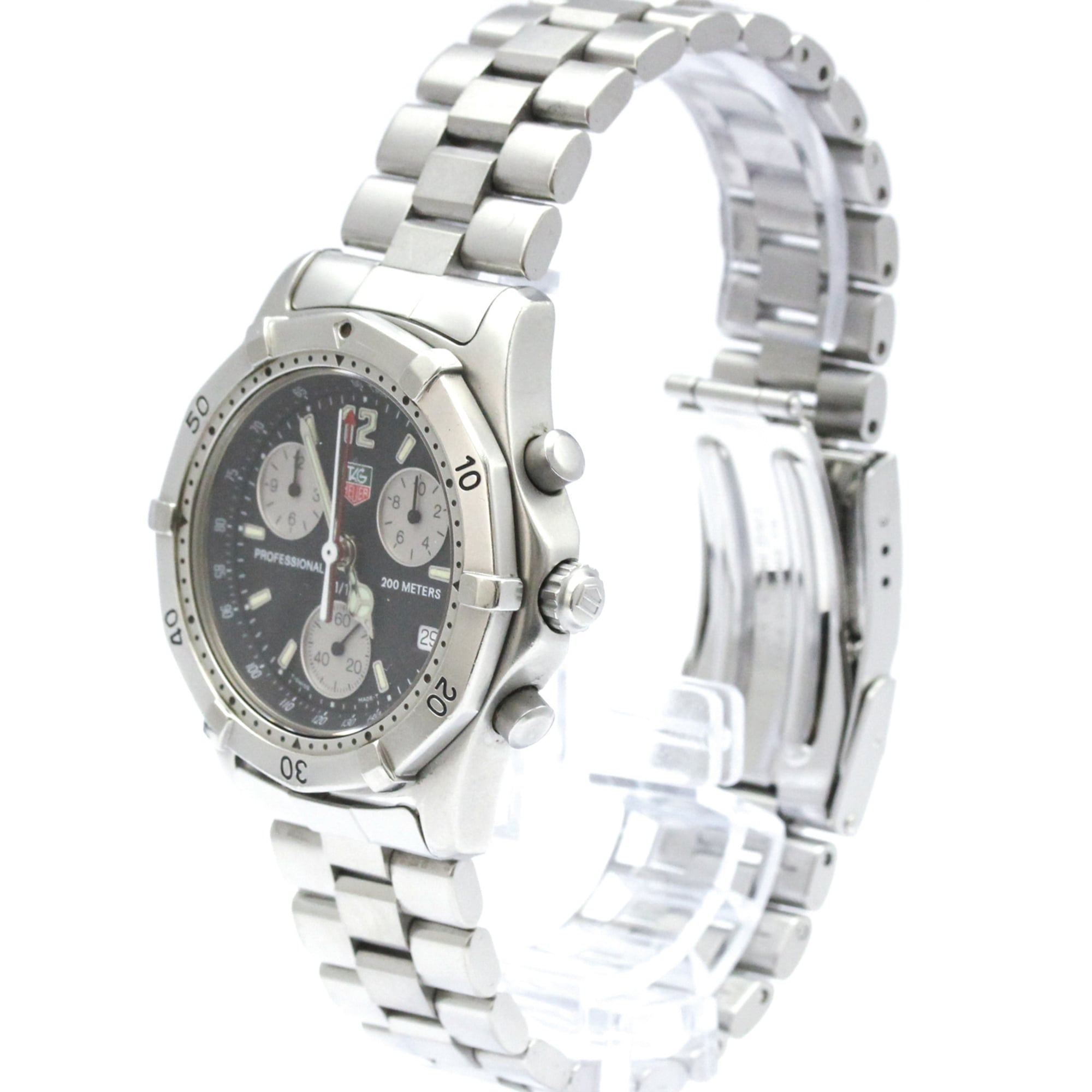 TAG HEUER 2000 Classic Professional Chronograph Watch CK1110 — Good