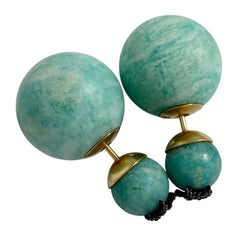 Christian Dior Dior Women's Tribal Earrings, Turquoise Blue — Like New