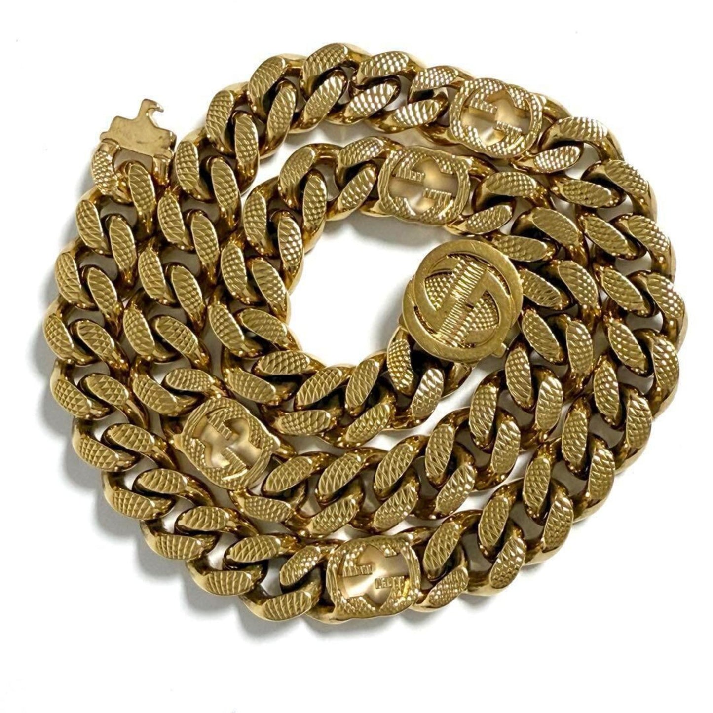 Gucci Women's Interlocking Gormet Chain Necklace