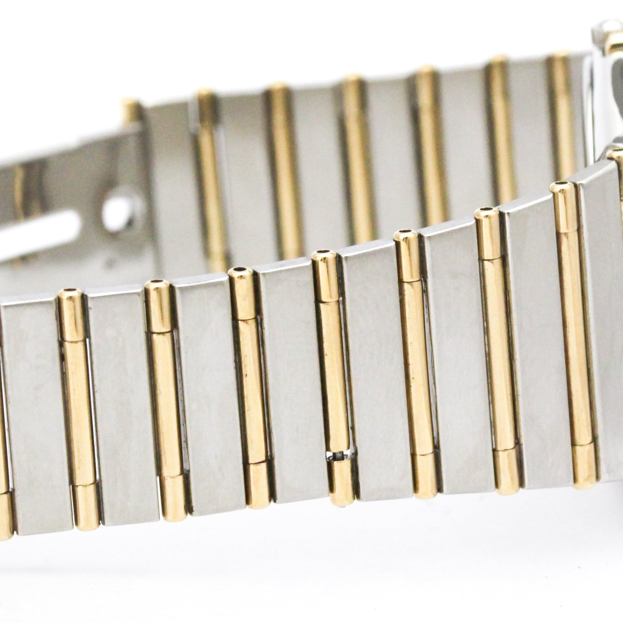 OMEGA Constellation GMT 18K Gold Steel Quartz Mens Watch 396.1060 Polished — Very Good