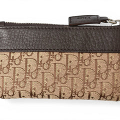 Christian Dior Key Pouch Coin Case - Street Chic Beige Brown — New - Store Return